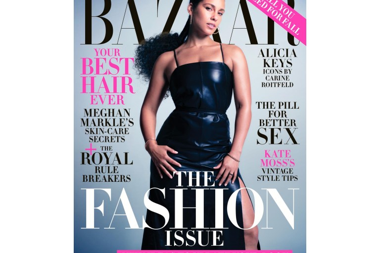 Quick Pic: Alicia Keys Covers ‘Harper’s BAZAAR’ September Issue