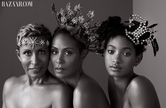 Quick Pics: Jada, Willow & Adrienne Cover ‘Harper’s Bazaar’ Digital [+VIDEO]