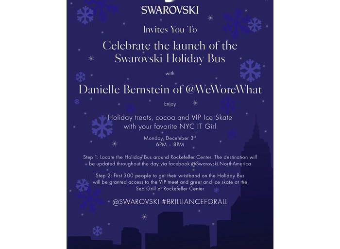 You Gotta Catch the Swarovski Holiday Bus, But Where’s It Going?