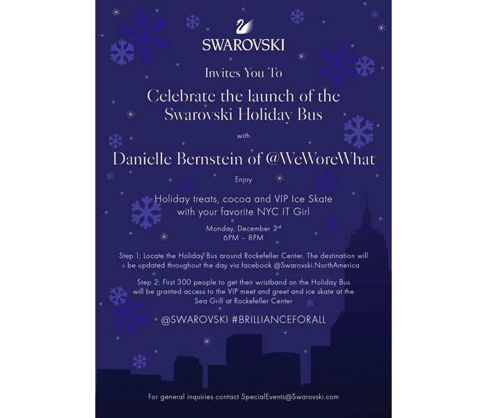 You Gotta Catch the Swarovski Holiday Bus, But Where’s It Going?