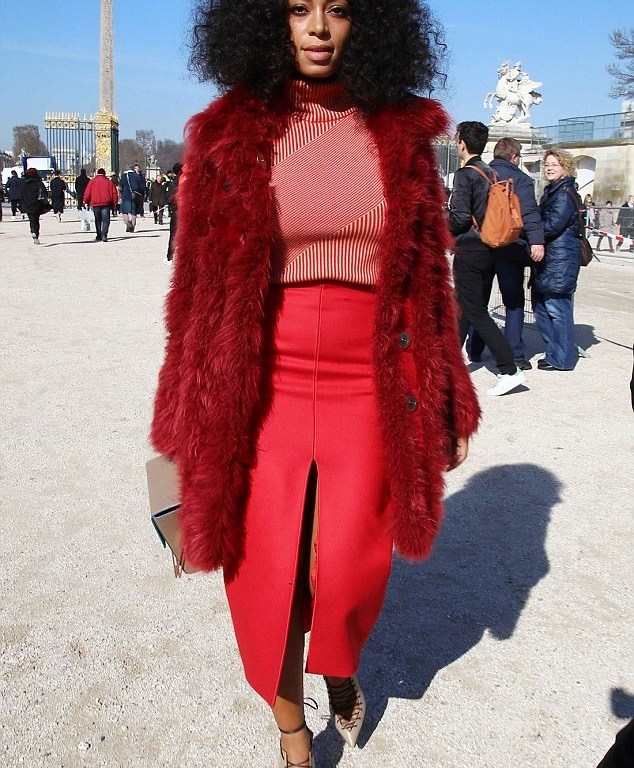 Fashion Icon, Solange, Looks Flawless in Every Color of the Rainbow