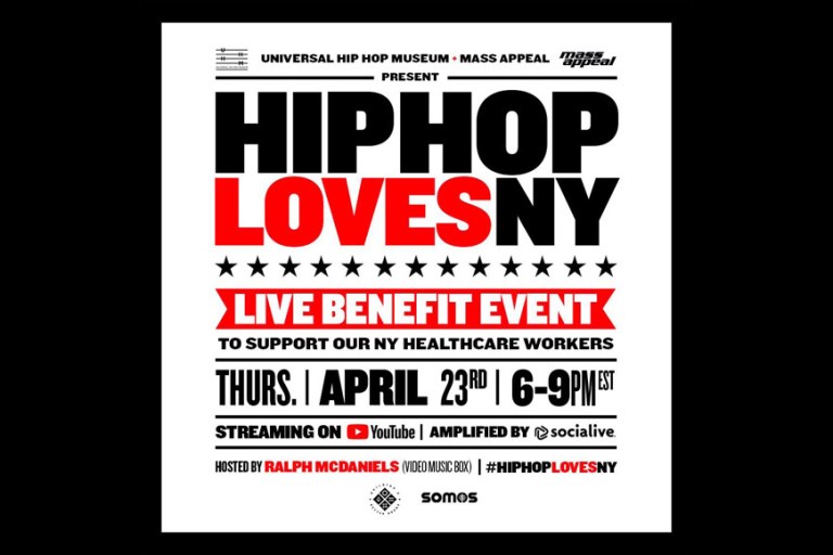 Hip Hop Loves NY Live-Stream Concert Will Benefit Healthcare Workers