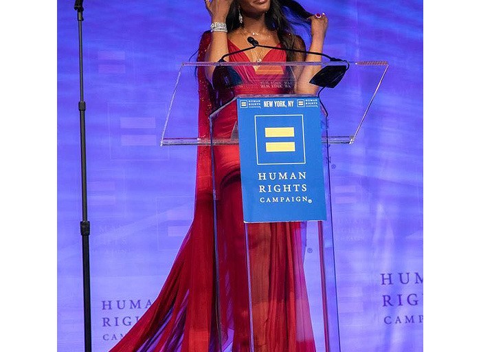 Heard on the Street: Naomi Campbell Accepts Global Advocacy Award