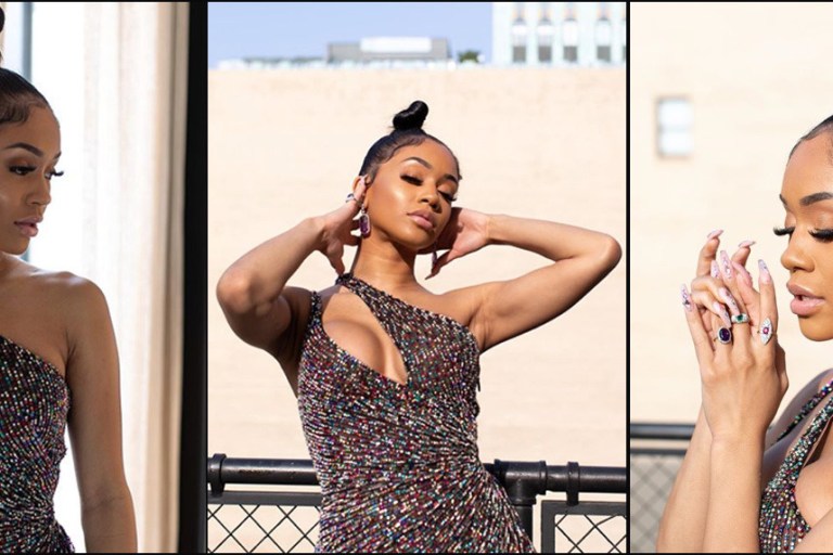 Get the Look: Saweetie’s Playful Coil Bun