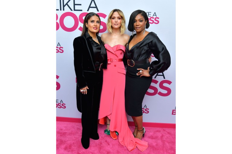 SocietEye: Tiffany, Rose, Salma & More Walk the ‘Like a Boss’ Pink Carpet