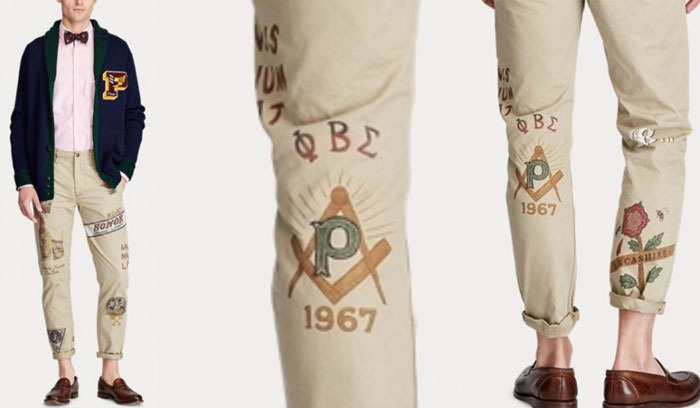 Polo Ralph Lauren Appropriates Phi Beta Sigma Symbols for $335 Chinos