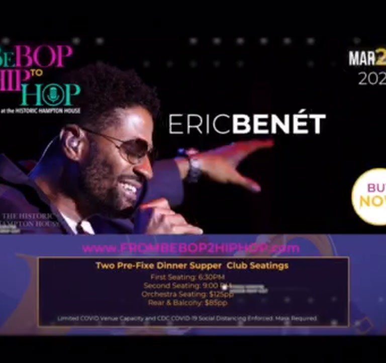 From BeBop 2 Hip Hop concert series with Eric Benét