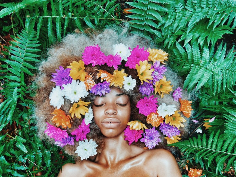 Uptown Flower Afro