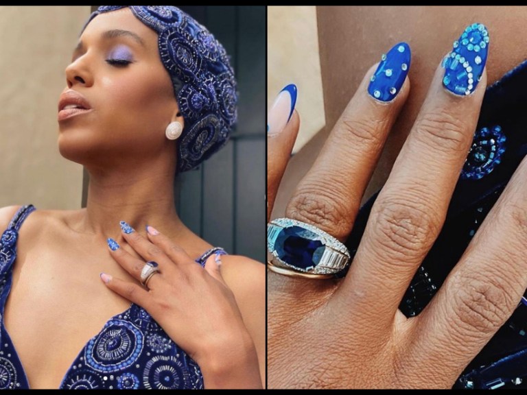 Uptown Kerry Washington Mermaid Manicure