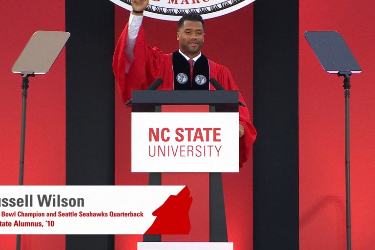 Russell Wilson NC State Commencement Speech
