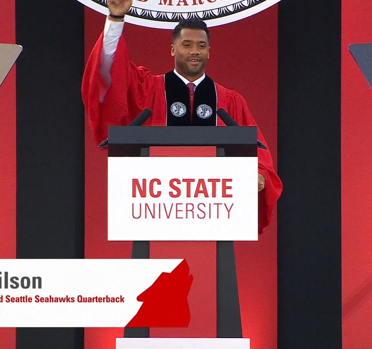 Russell Wilson NC State Commencement Speech
