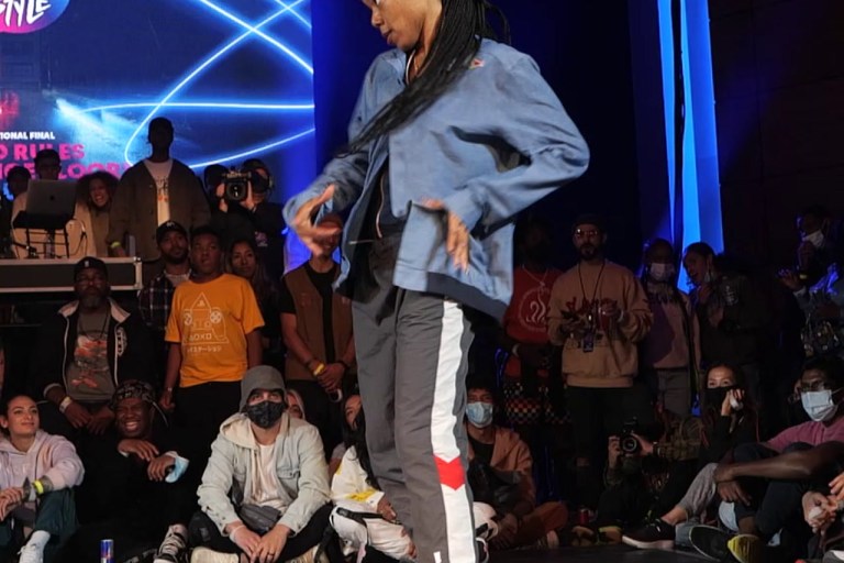 Angyil at the Red Bull Dance Your Style Finals USA 2021