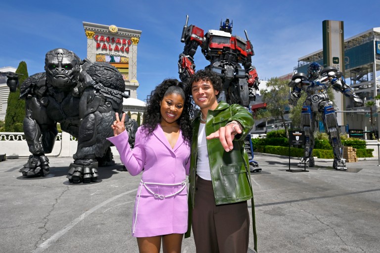 Quick Pics: Dominique Fishback, Anthony Ramos & ‘Transformers’ Take Vegas