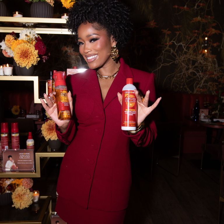Quick pics: Keke Palmer celebrates role as Creme of Nature chief brand officer