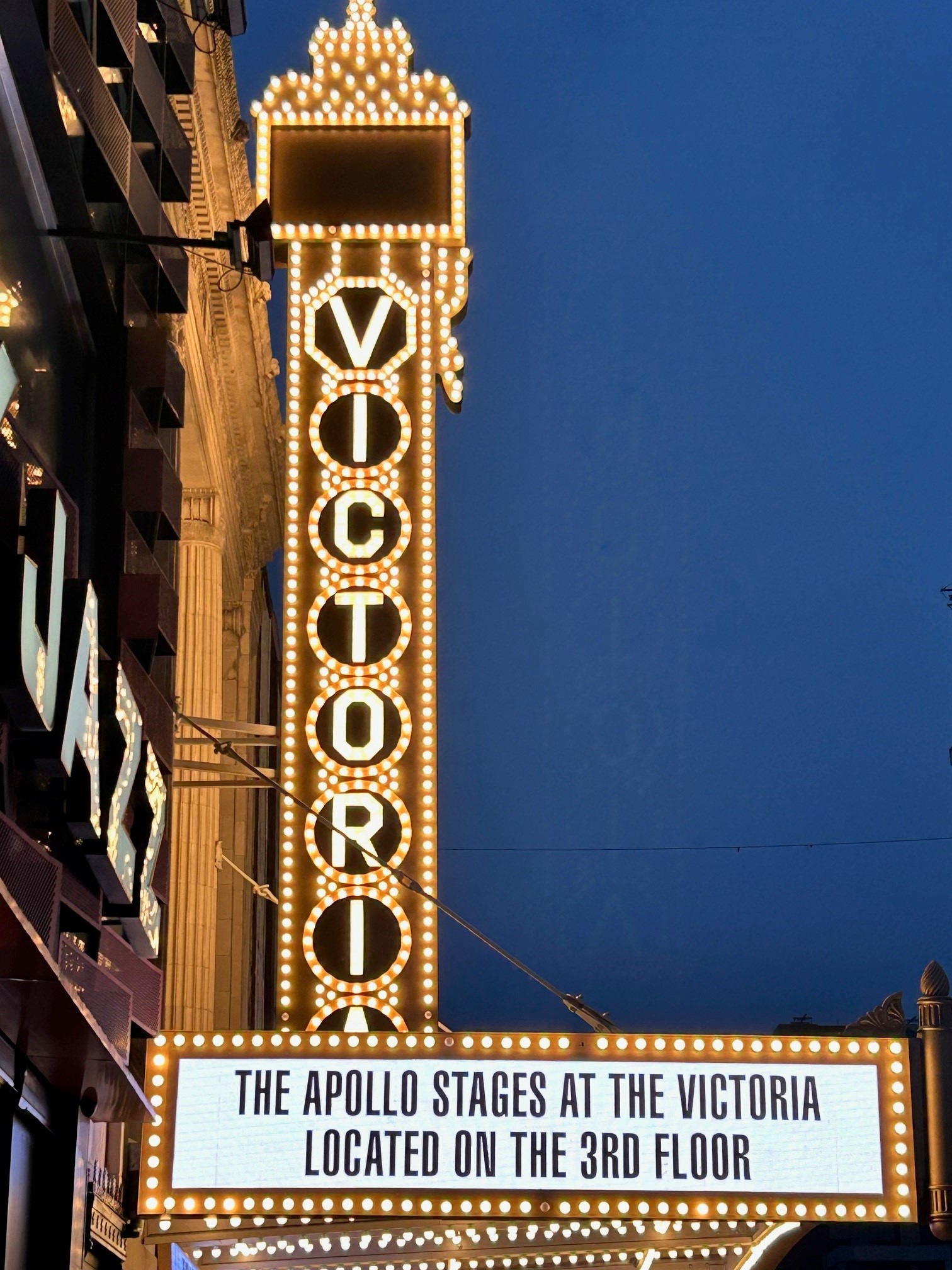 UPTOWN Victoria Theater Marquee Photo Courtesy The Apollo