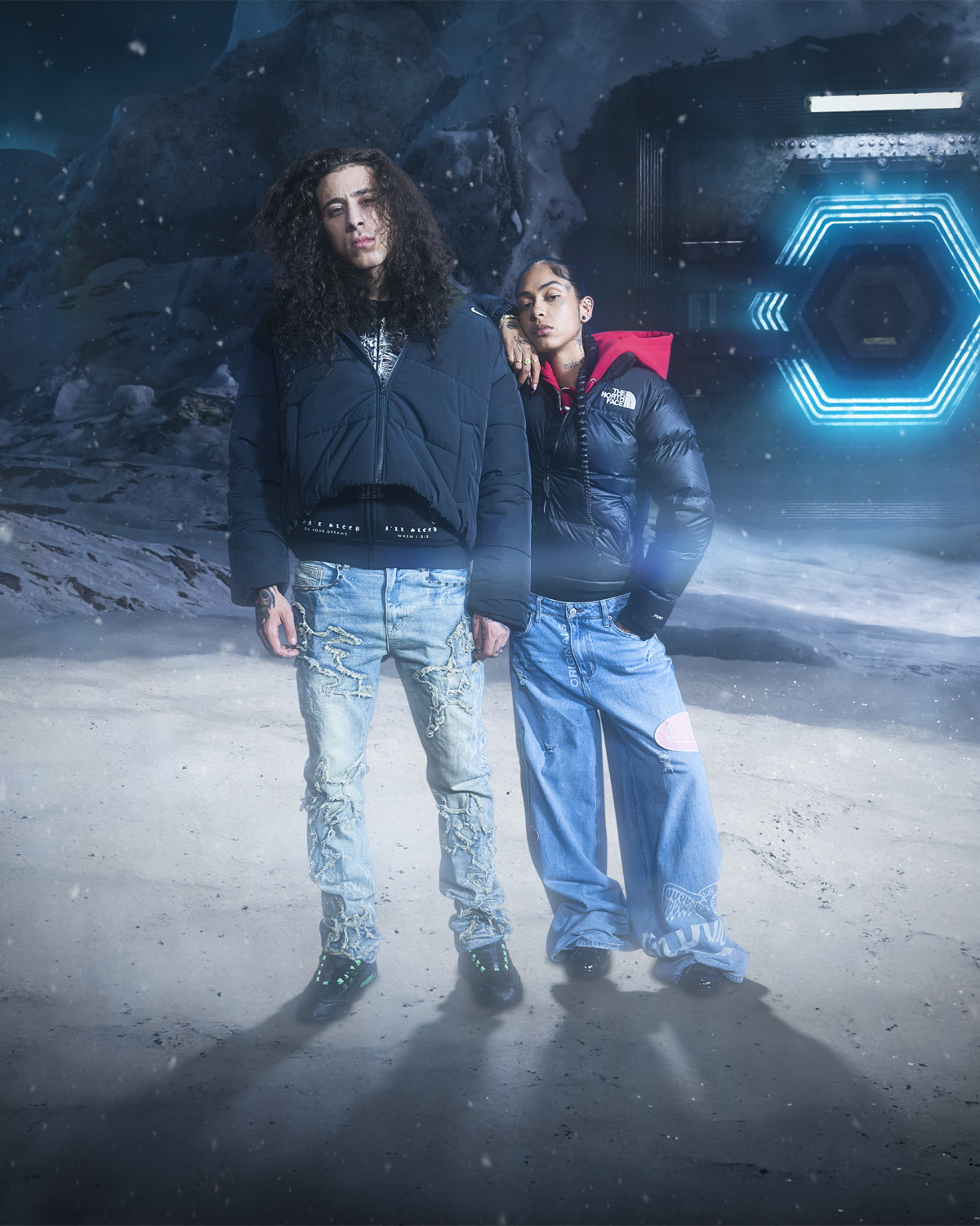 JAY Guapo and GIO  in SNIPES Wrapped in Heat campaign