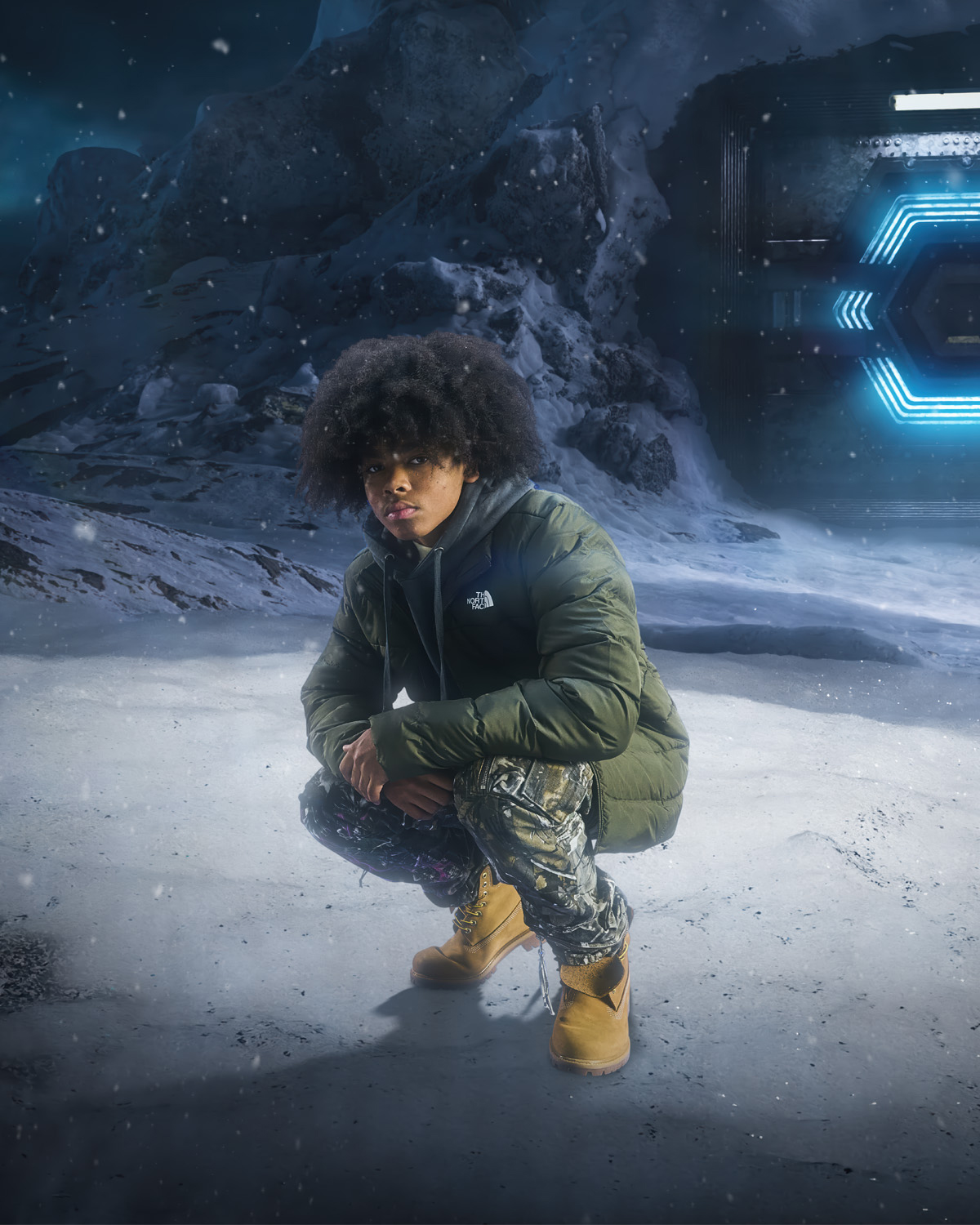 PINK CARDIGAN in SNIPES Wrapped in Heat campaign