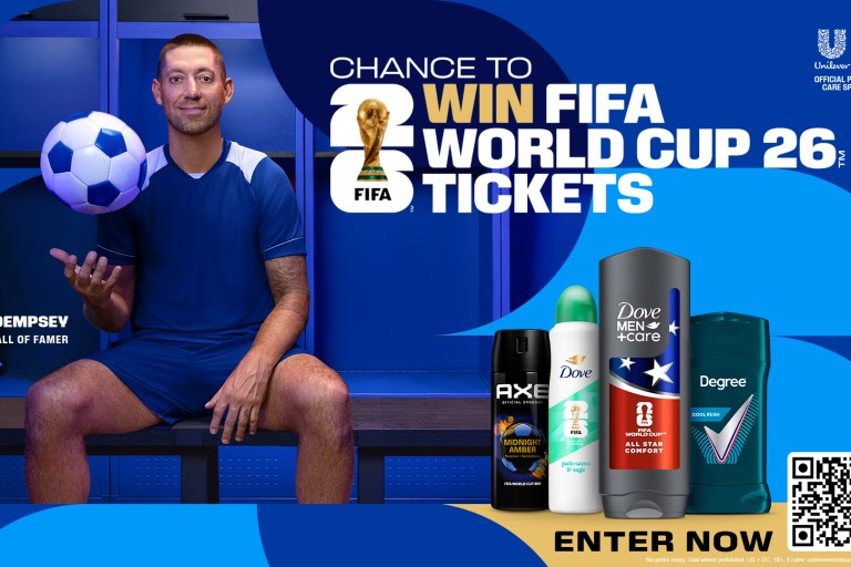Fresh for the world stage: Unilever taps Clint Dempsey for FIFA World Cup 26