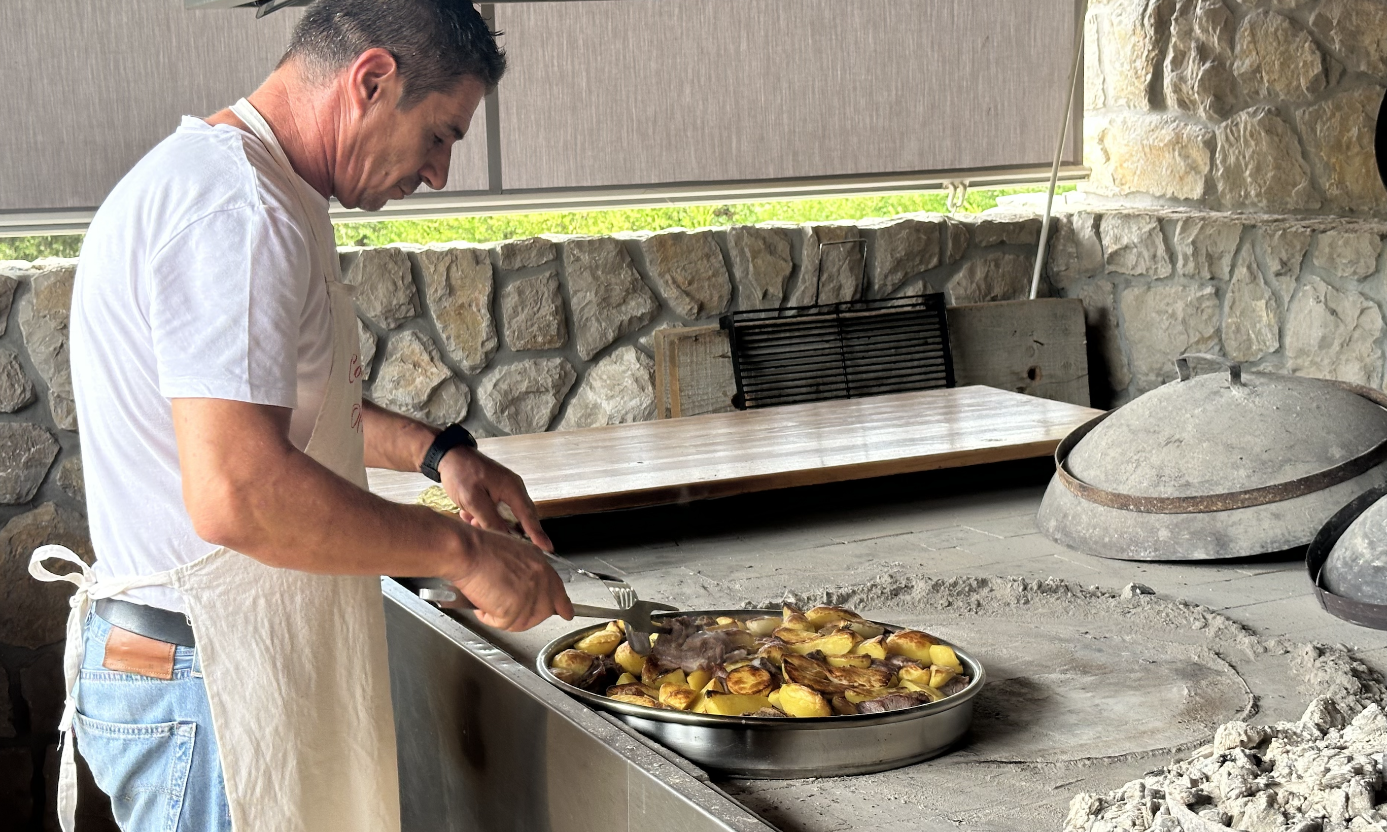 UPTOWN Making peka at OPG Miloslavić