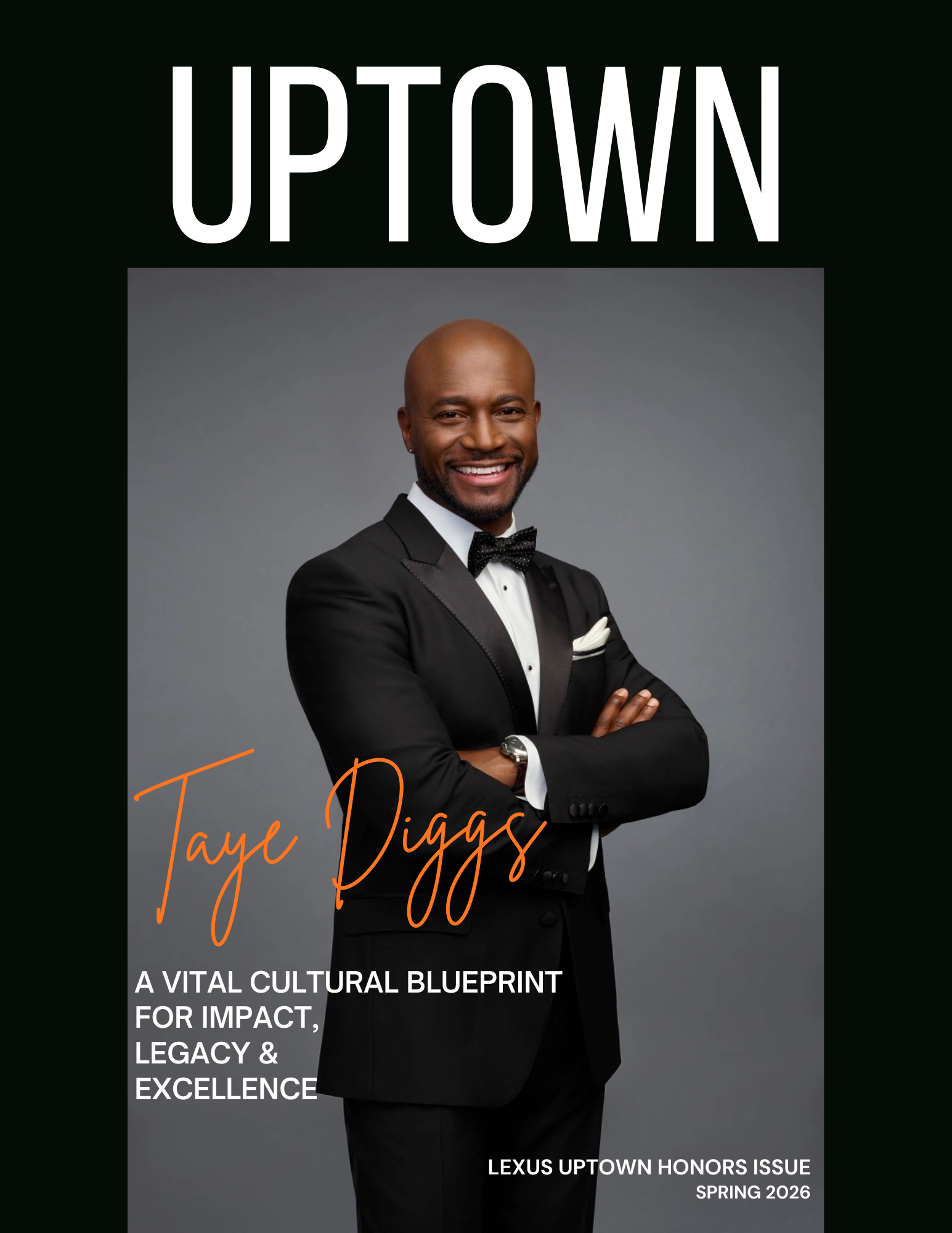 2026 Lexus UPTOWN Honors cover of Taye Diggs