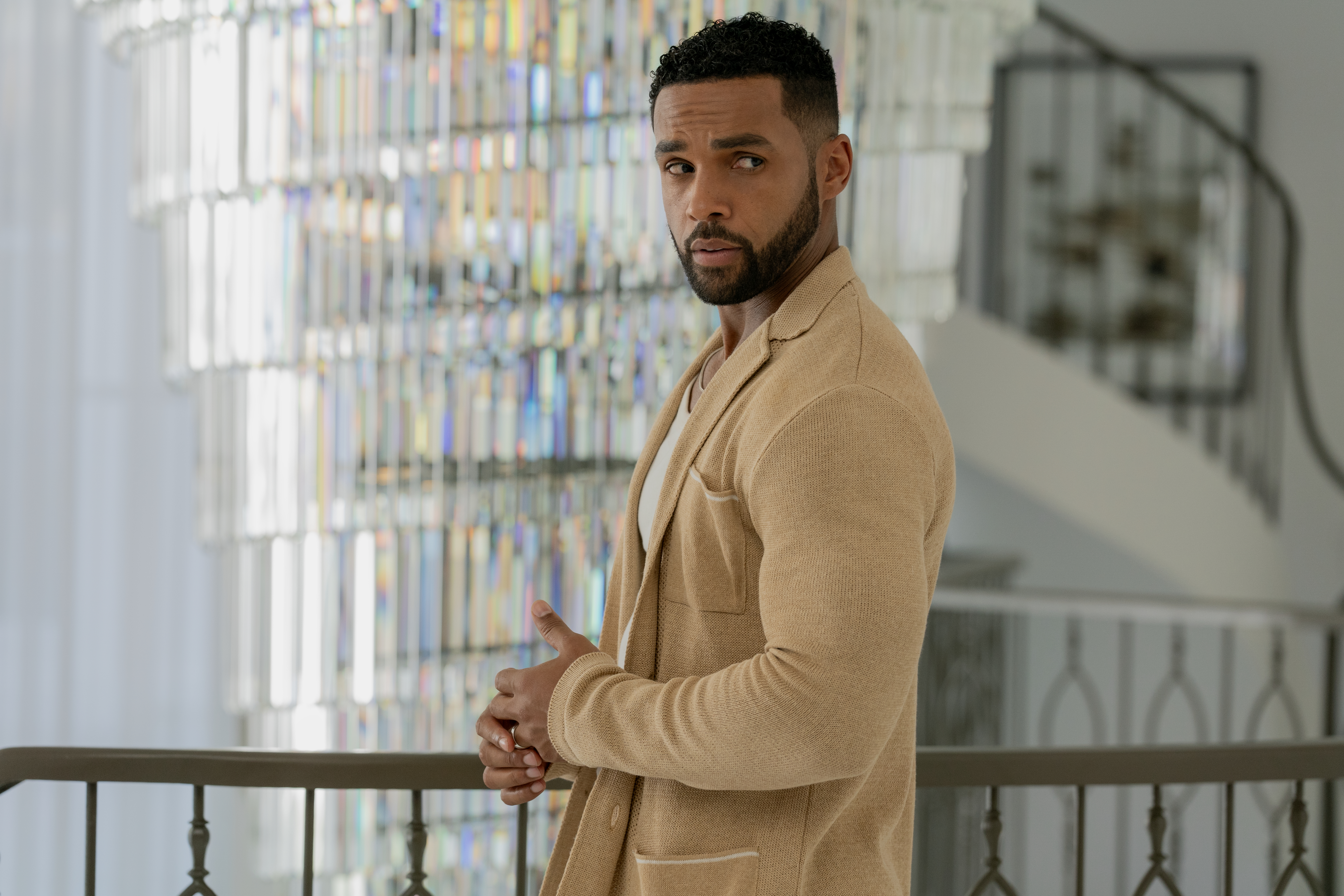 UPTOWN Lucien Laviscount as Marcus in Peacock's Strung