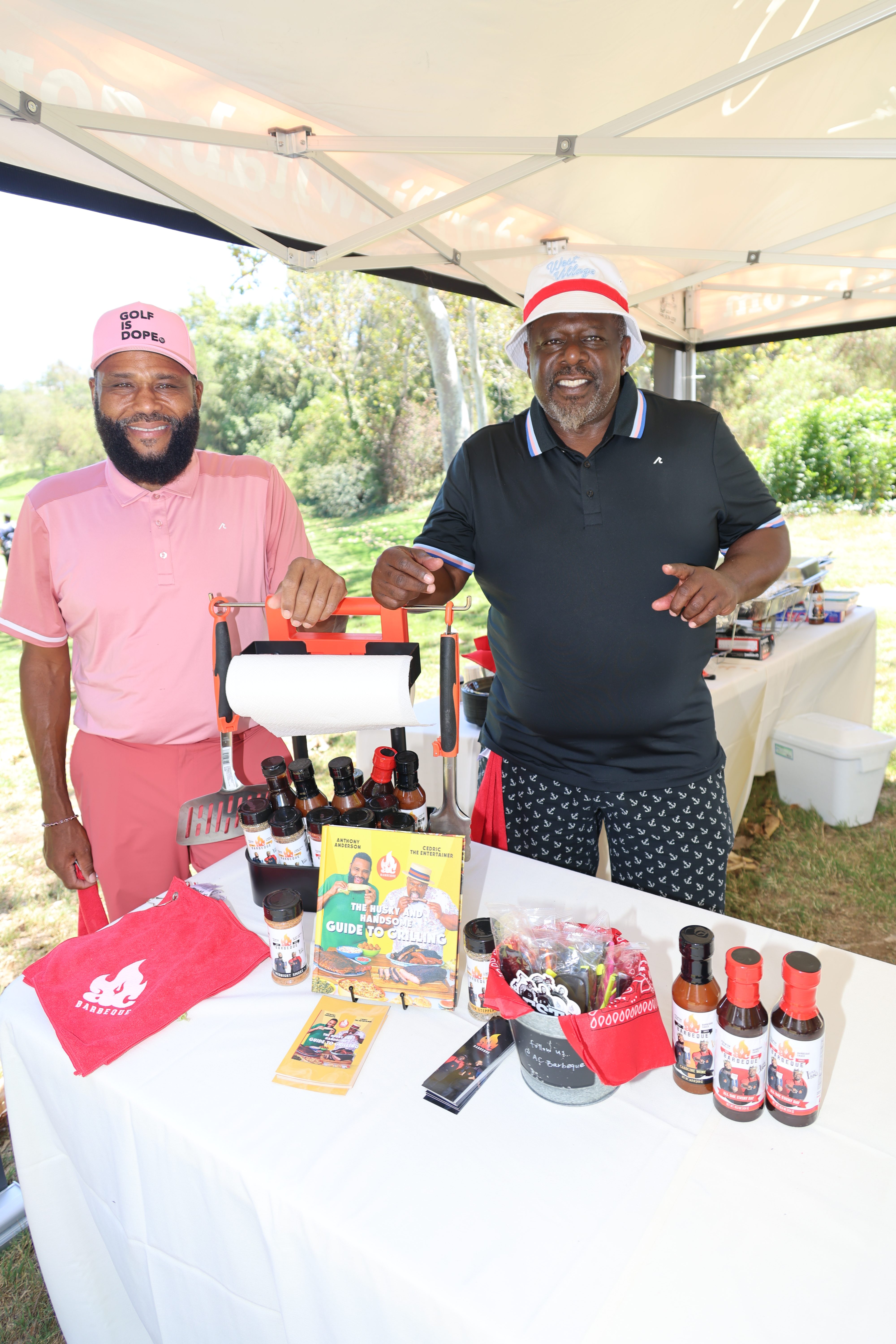 UPTOWN ANTHONY ANDERSON and CEDRIC THE ENTERTAINER attend the 13th Annual Celebrity Golf Classic