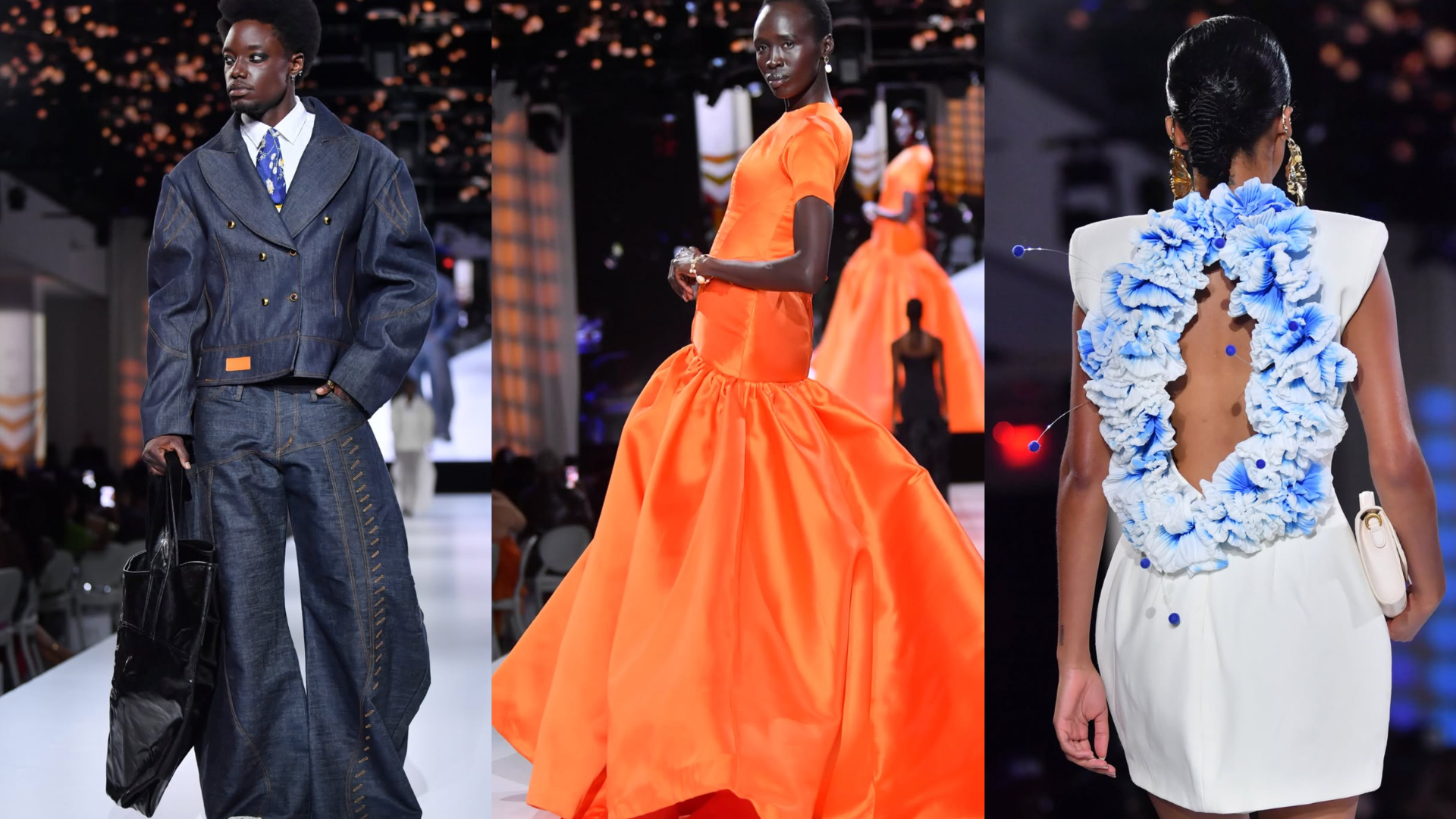 Backstage at Harlem’s Fashion Row, Classic Beauty Met Modern Runway Drama