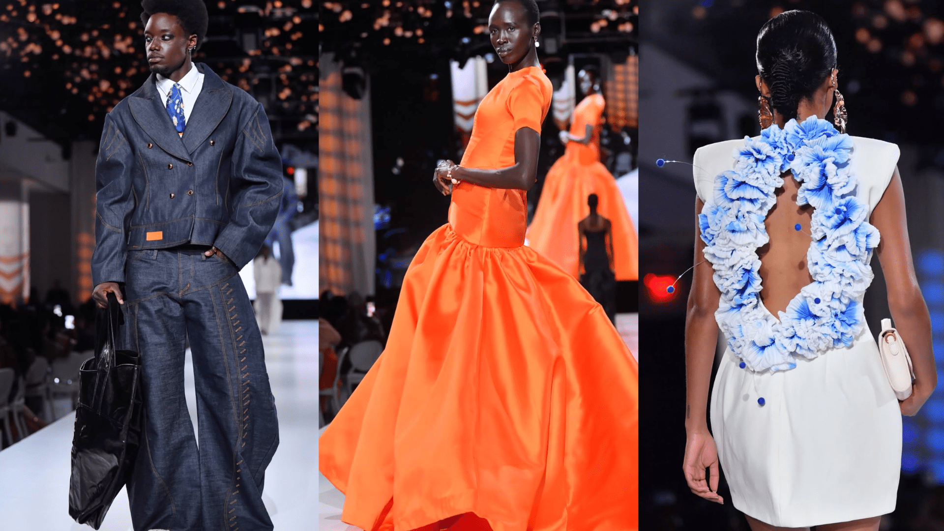 Backstage at Harlem’s Fashion Row, Classic Beauty Met Modern Runway Drama